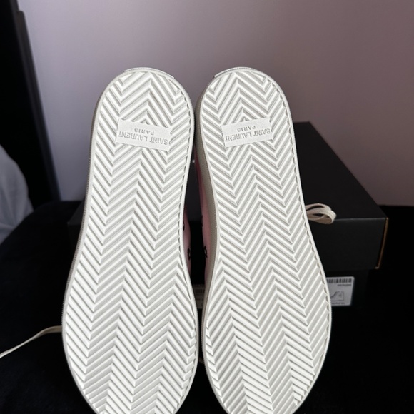 Saint Laurent Pink Bedford Hi-Top Sneakers - Picture 13 of 15